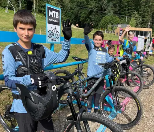 FOTO: Današnja otvoritev prenovljenega Bike park Poseka