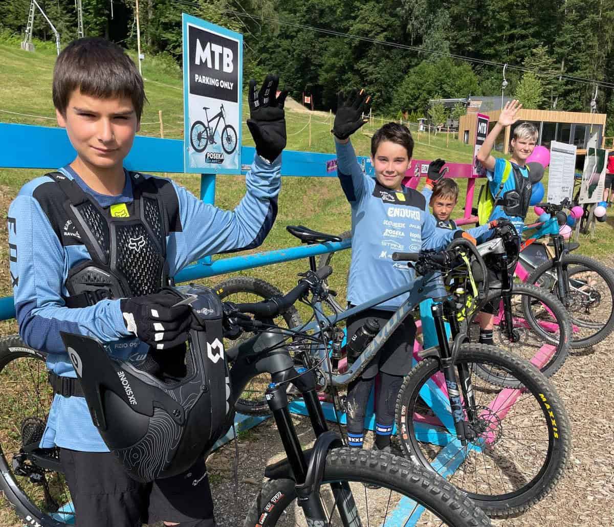 FOTO: Današnja otvoritev prenovljenega Bike park Poseka