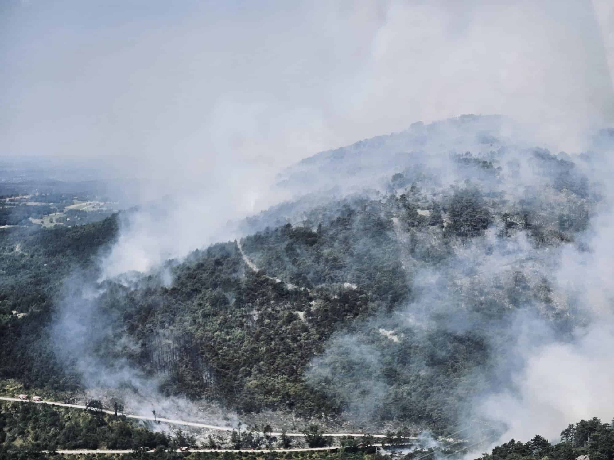 Požar na Krasu pod nadzorom