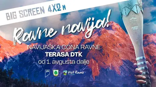 Spremljajte Olimpijske igre na velikem zaslonu na terasi DTK