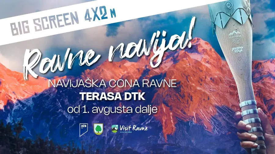 Spremljajte Olimpijske igre na velikem zaslonu na terasi DTK