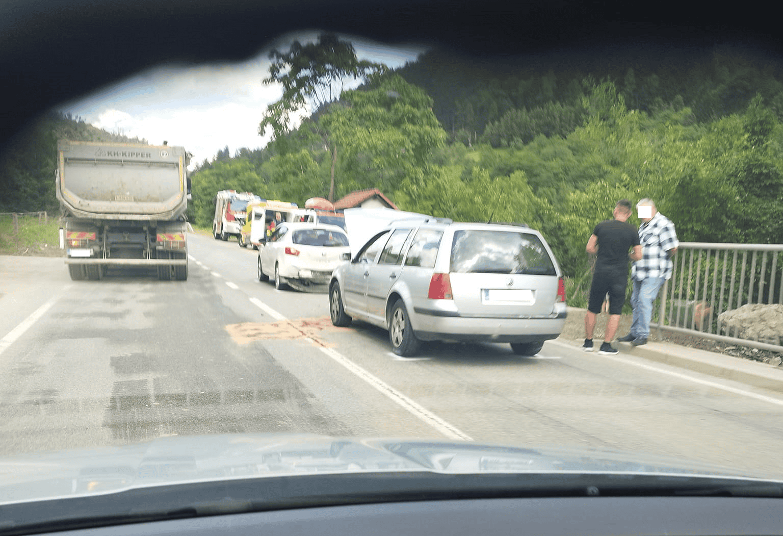 Obvestilo: Prišlo je do prometne nesreče v Sv. Boštjanu