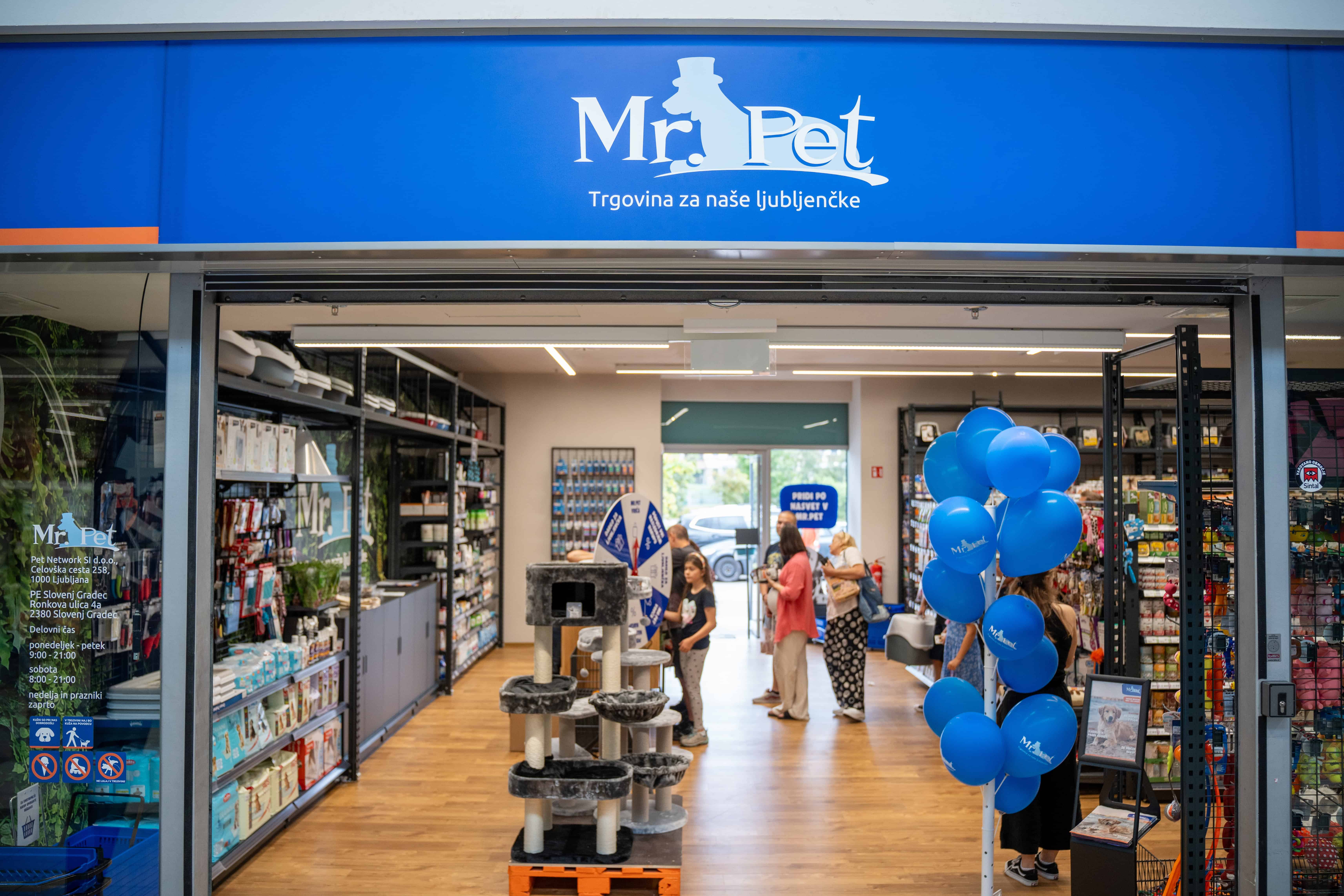 FOTO in VIDEO: V Slovenj Gradcu odprli trgovino Mr. Pet