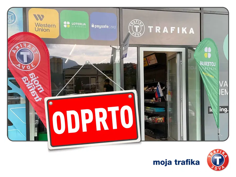 Na Ravnah na Koroškem je vrata odprla nova trafika 3DVA
