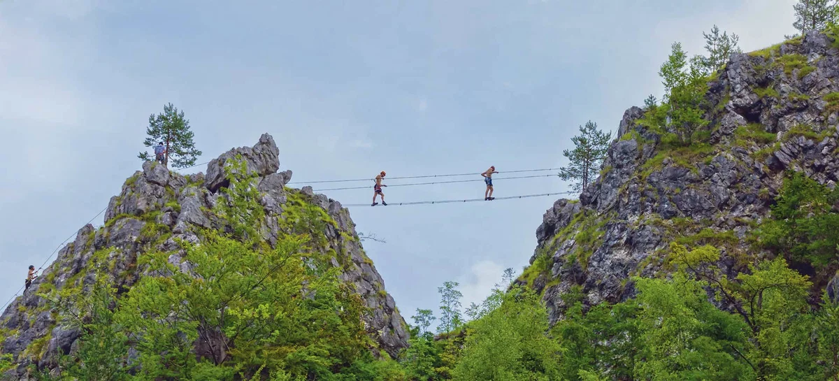 Začasno je zaprt težji odsek ferate Mučevo