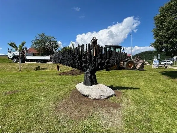 Obnova skulptur v Parku miru na Štibuhu