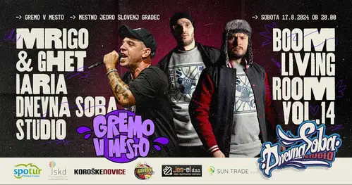 Hip Hop večer v mestnem jedru Slovenj Gradca: Mrigo in Ghet v živo