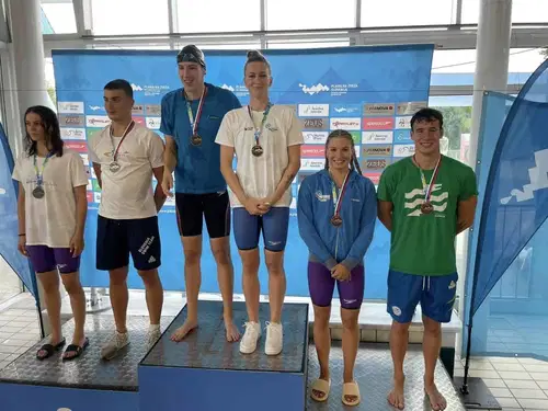 Uspešen začetek združenega prvenstva Slovenije za plavalce Fužinarja (FOTO)