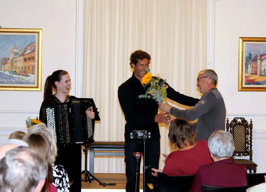 Na tretjem koncertu Jesenskih serenad smo prisluhnili zvokom harmonike