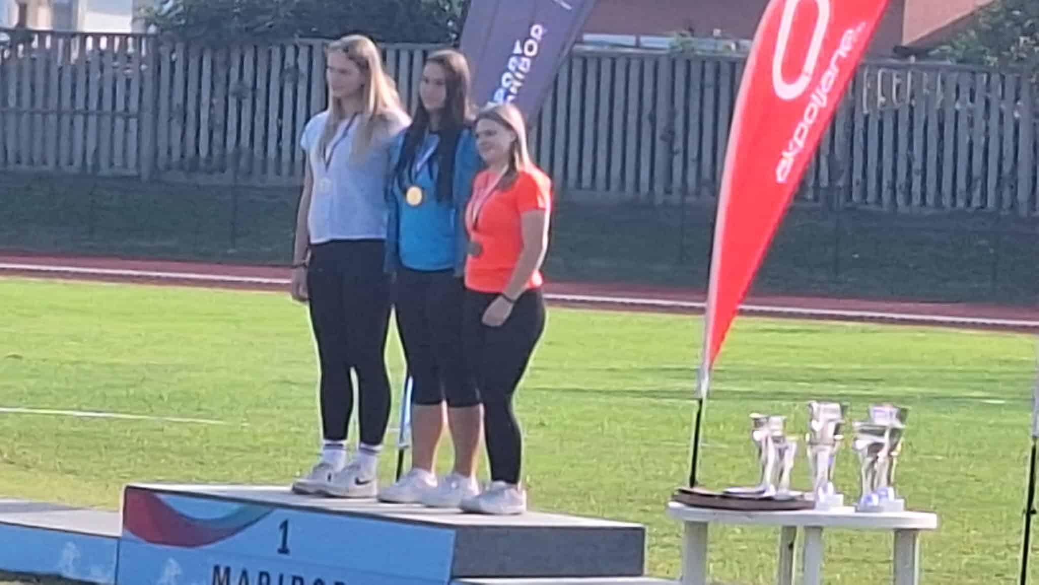 Nuša Lužnik in Ema Pika Raj blesteli na Atletskem pokalu Slovenije