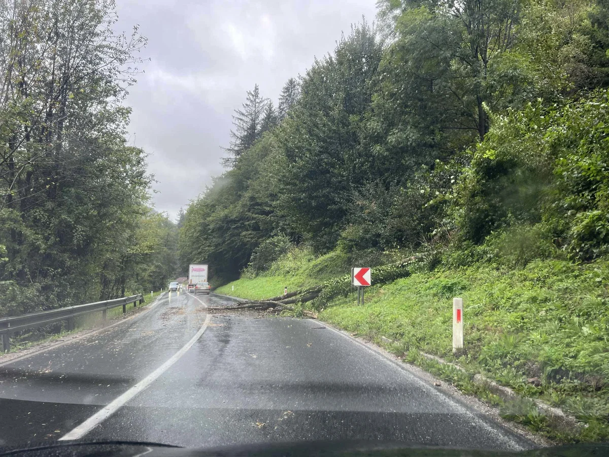 Obvestilo: Na cesti Mislinja - Velenje promet urejen izmenično