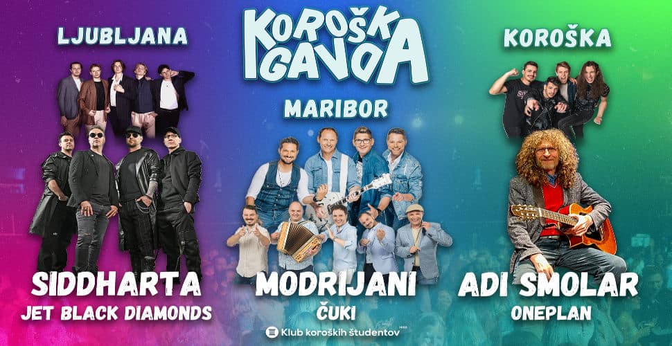 Pred vrati je tretja Koroška gavda: V Mariboru bodo za žur poskrbeli Modrijani in Čuki