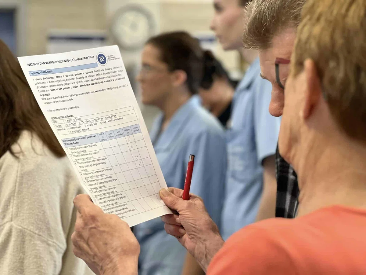 Splošna bolnišnica Slovenj Gradec ob Svetovnem dnevu pacientov izpostavlja pomen varnosti (FOTO)