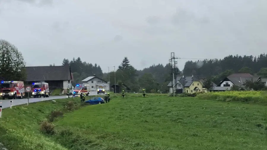 Na relaciji Slovenj Gradec - Mislinja se je pripetila prometna nesreča