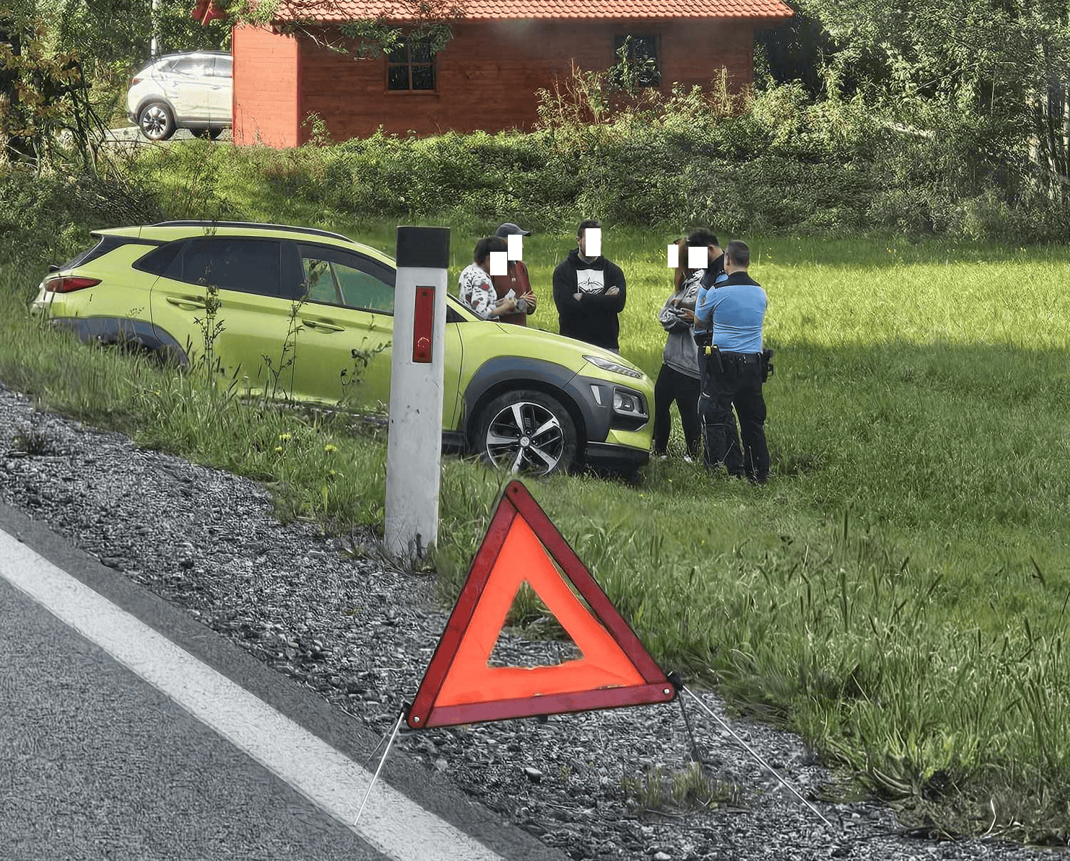 Obvestilo: Prišlo je do prometne nesreče v Dovžah