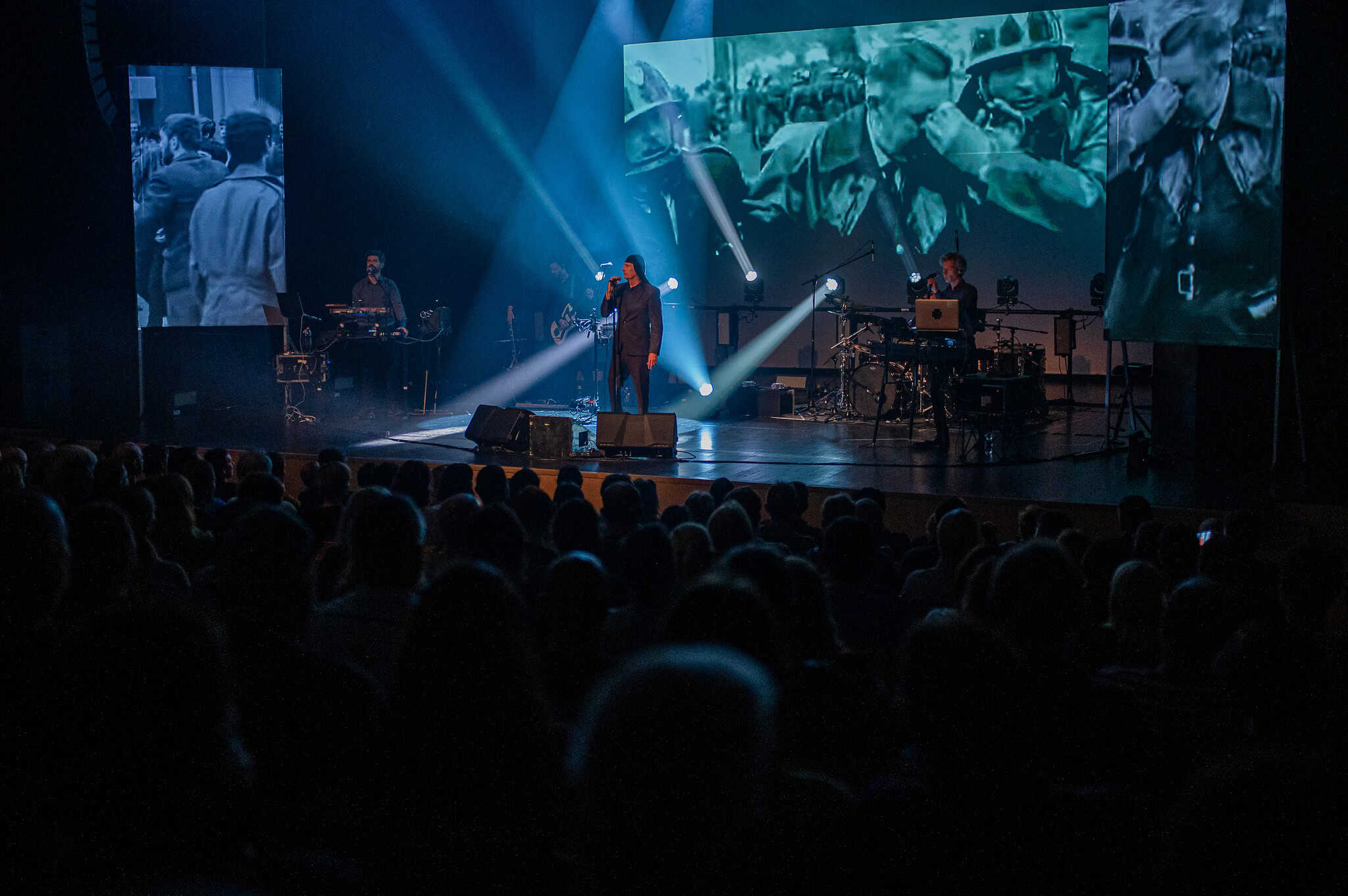 FOTO: Zasedba Laibach poskrbela za spektakularna koncerta v Mežici