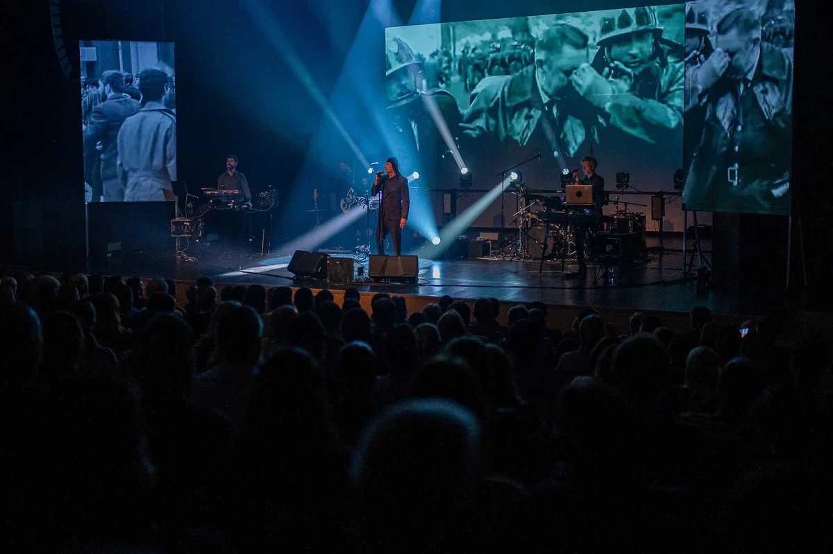 FOTO: Zasedba Laibach poskrbela za spektakularna koncerta v Mežici