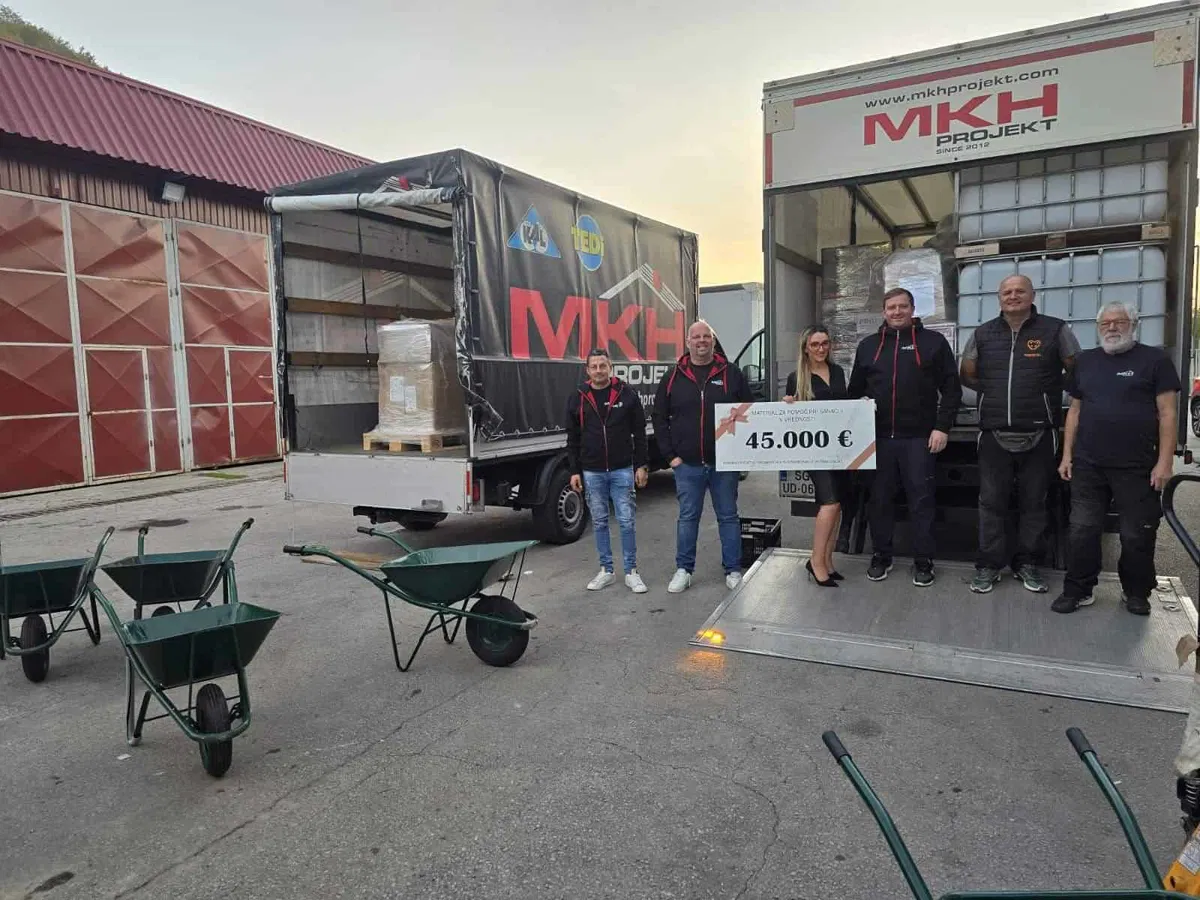 FOTO: Korošci in Lions klub Slovenj Gradec stopili skupaj za pomoč prebivalcem BiH, prizadetim v poplavah