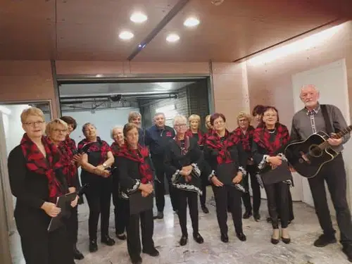 Pevski zbor Andeški hram navdušil v Cankarjevem domu