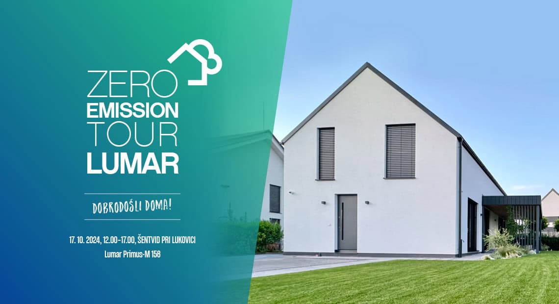 Lumar Zero Emission Tour - Premierno si boste lahko ogledali mansardno hišo Lumar Primus
