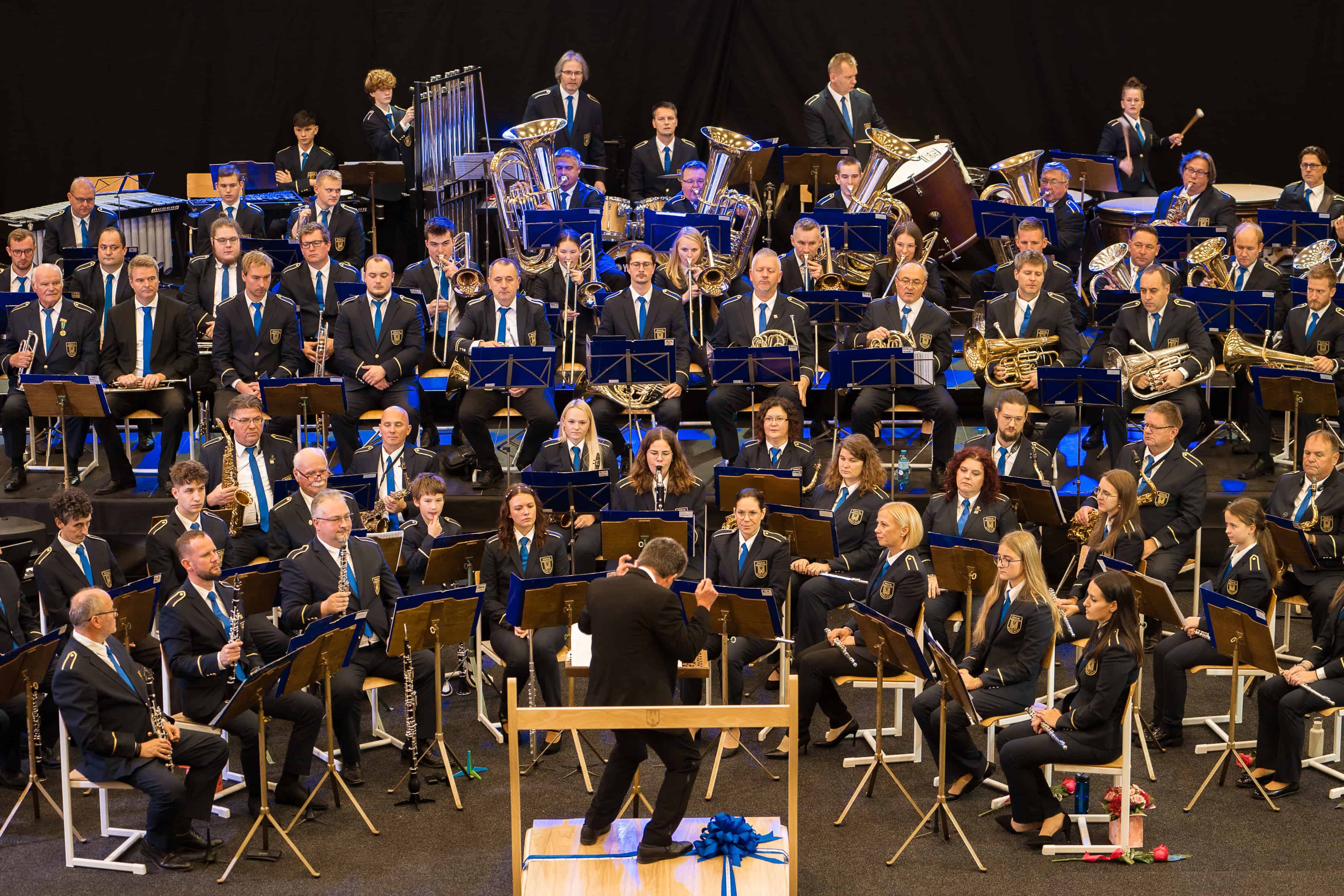 FOTO: Pihalni orkester Slovenj Gradec obeležil visoki jubilej 90. let z veličastnim koncertom