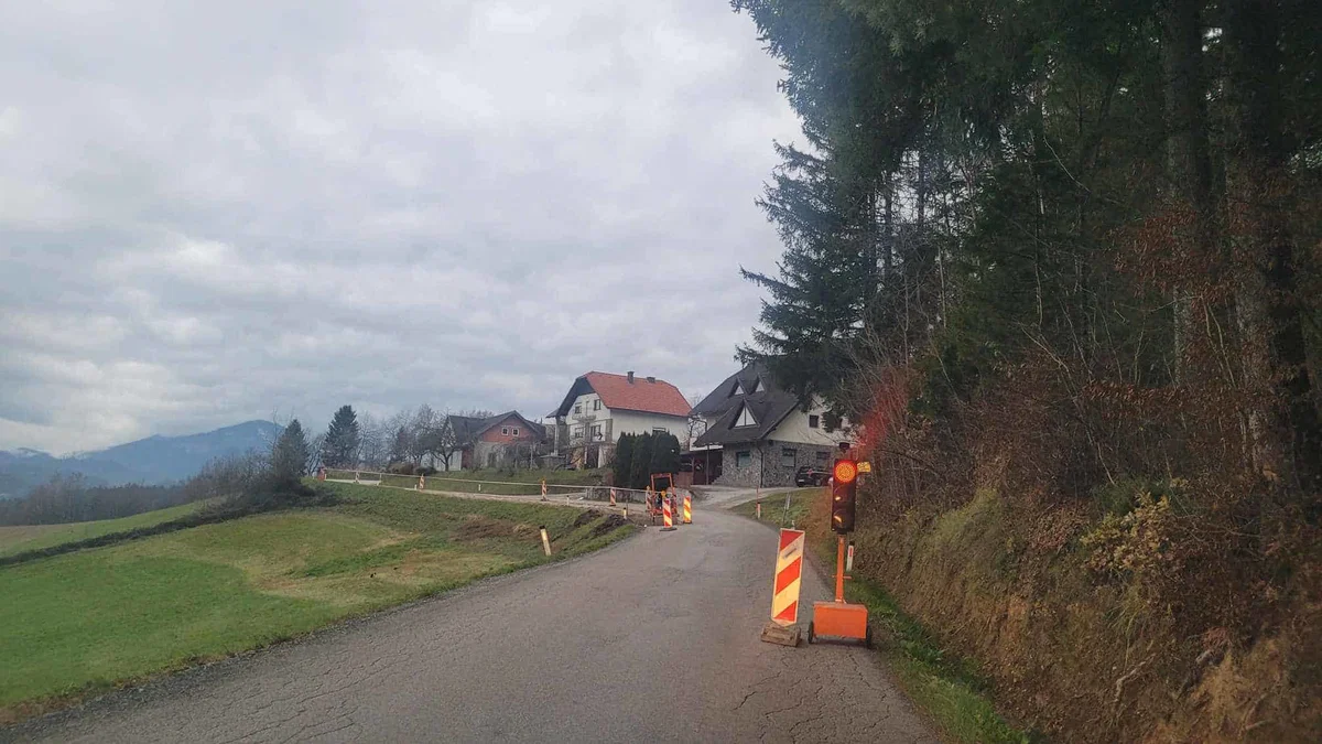 Obvestilo o delni zapori ceste Mislinjska Dobrava - Šmiklavž