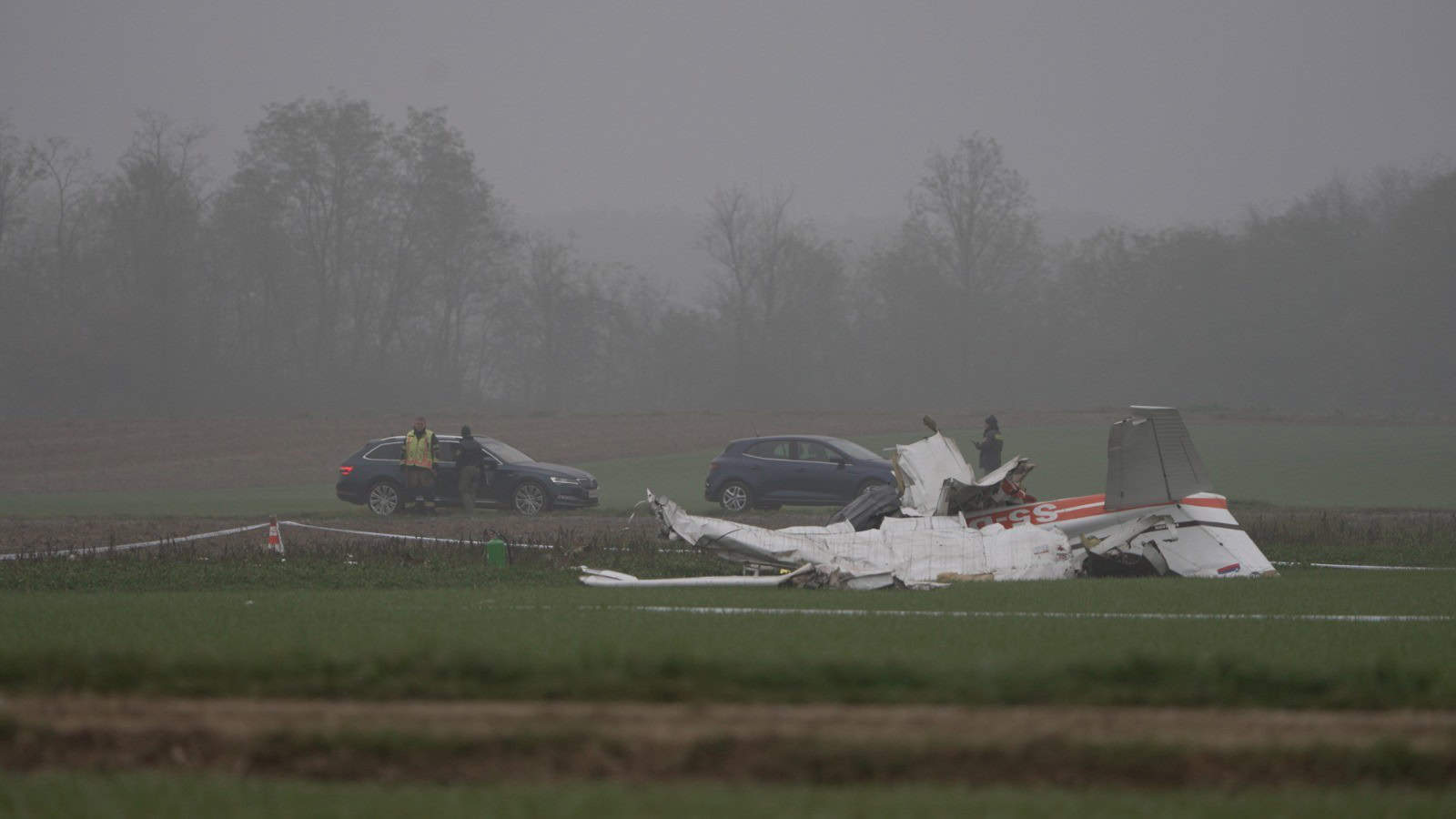 V letalski nesreči pri Gančanih umrli trije ljudje
