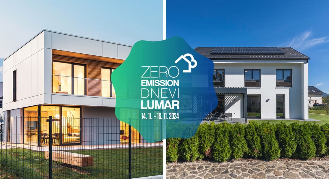 Zero Emission® dnevi Lumar - Inovativna trajnostna gradnja Lumar V ŽIVO