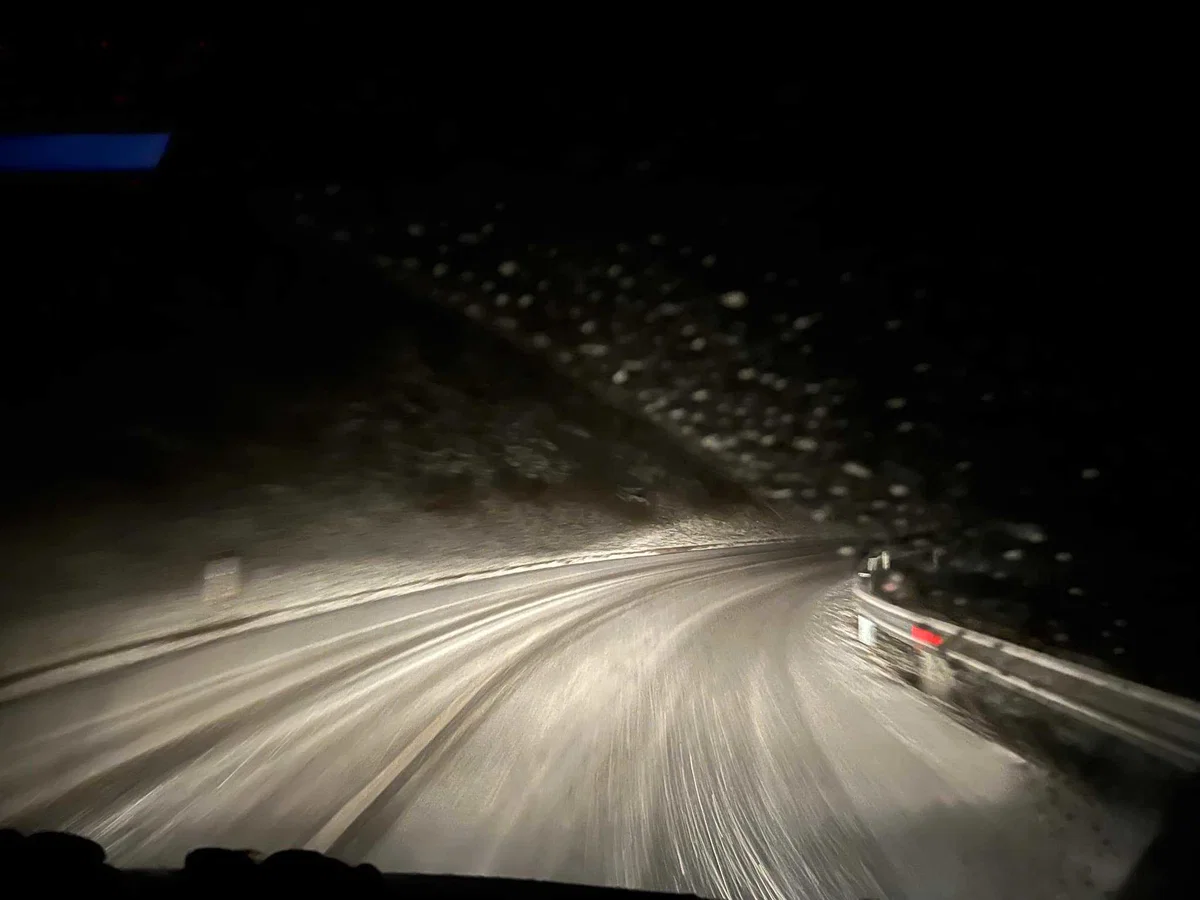 Zbudili smo se v zasneženo jutro