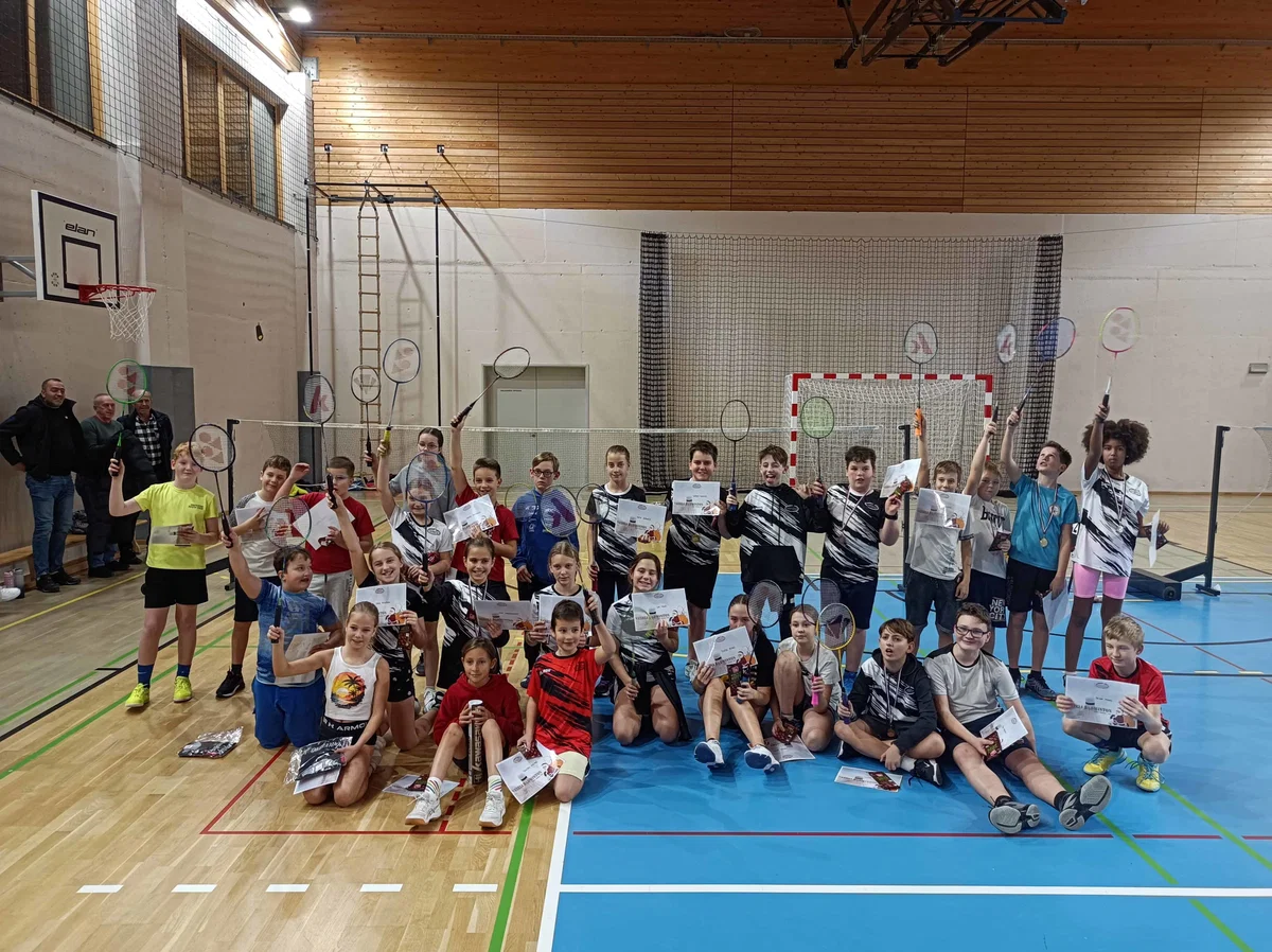 FOTO: Včeraj v Kotljah potekal otroški turnir Veseli badminton 2024