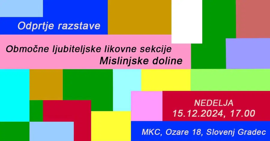 Kreativni izraz in kulturna povezovanja na razstavi Območne ljubiteljske likovne sekcije Mislinjske doline