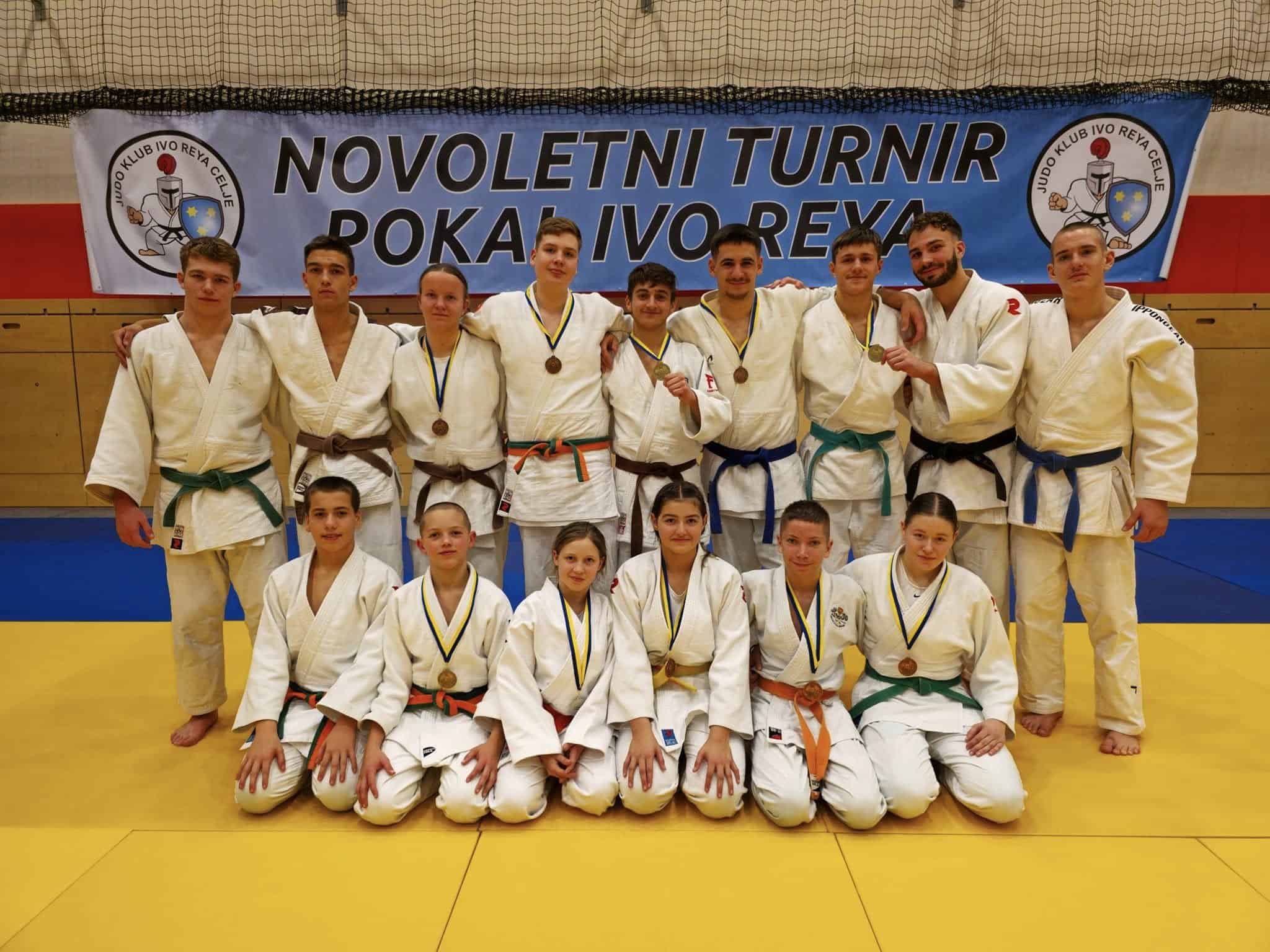 Uspešni nastopi mladih judoistov na Novoletnem turnirju in Pokalu Ivo Reye v Celju