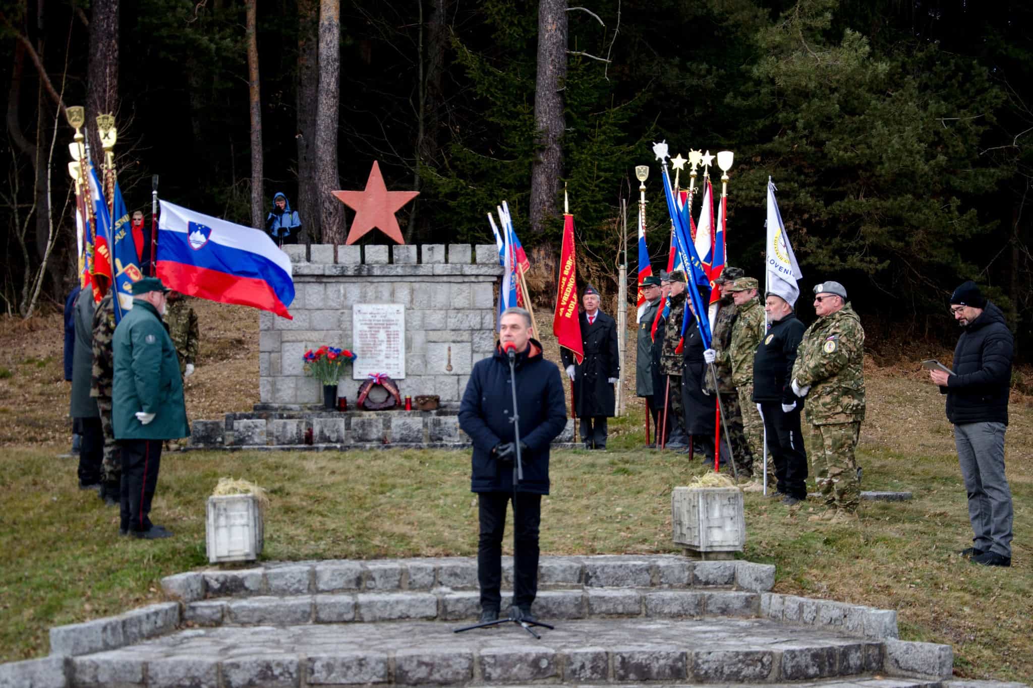 FOTO: Danes na Sv. Primožu obeležili 81. obletnico ustanovitve Zidanškove brigade