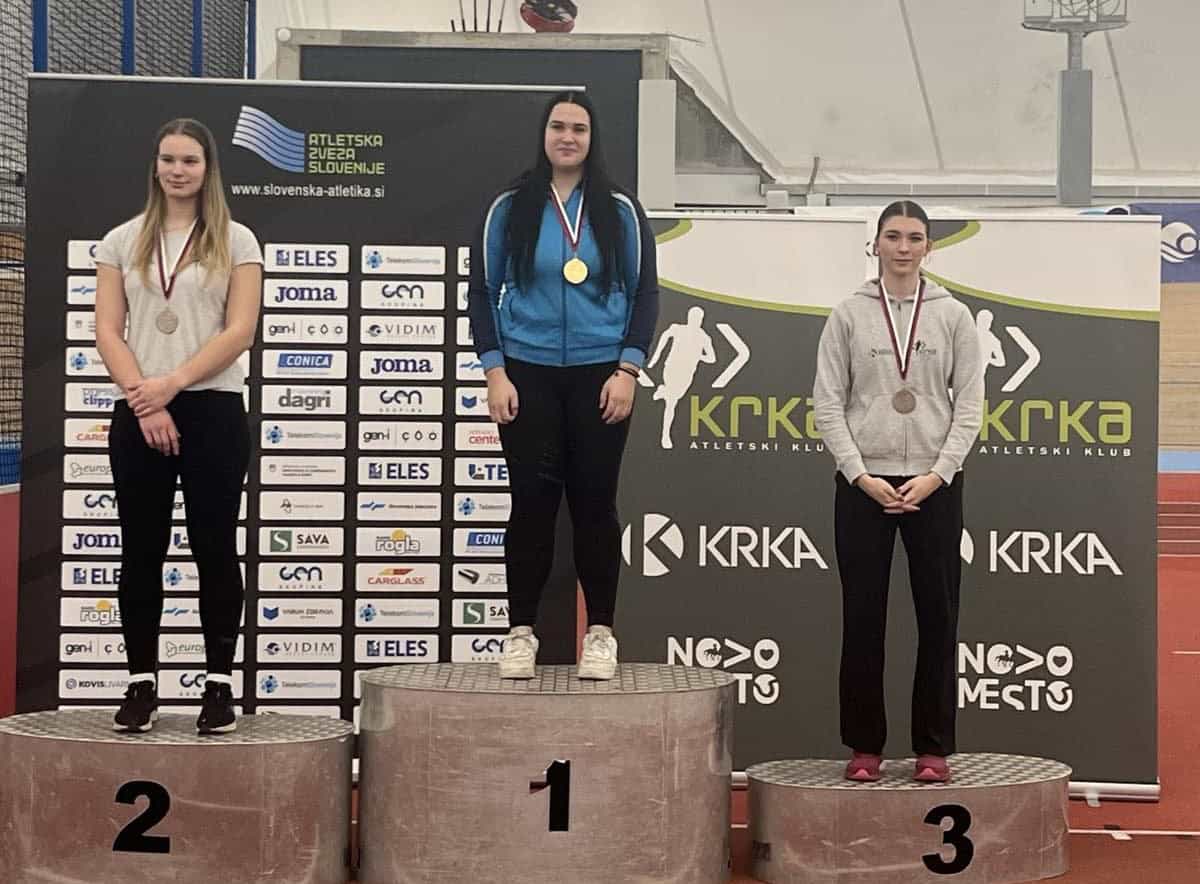 Nuša Lužnik do novega osebnega rekorda in zlate medalje