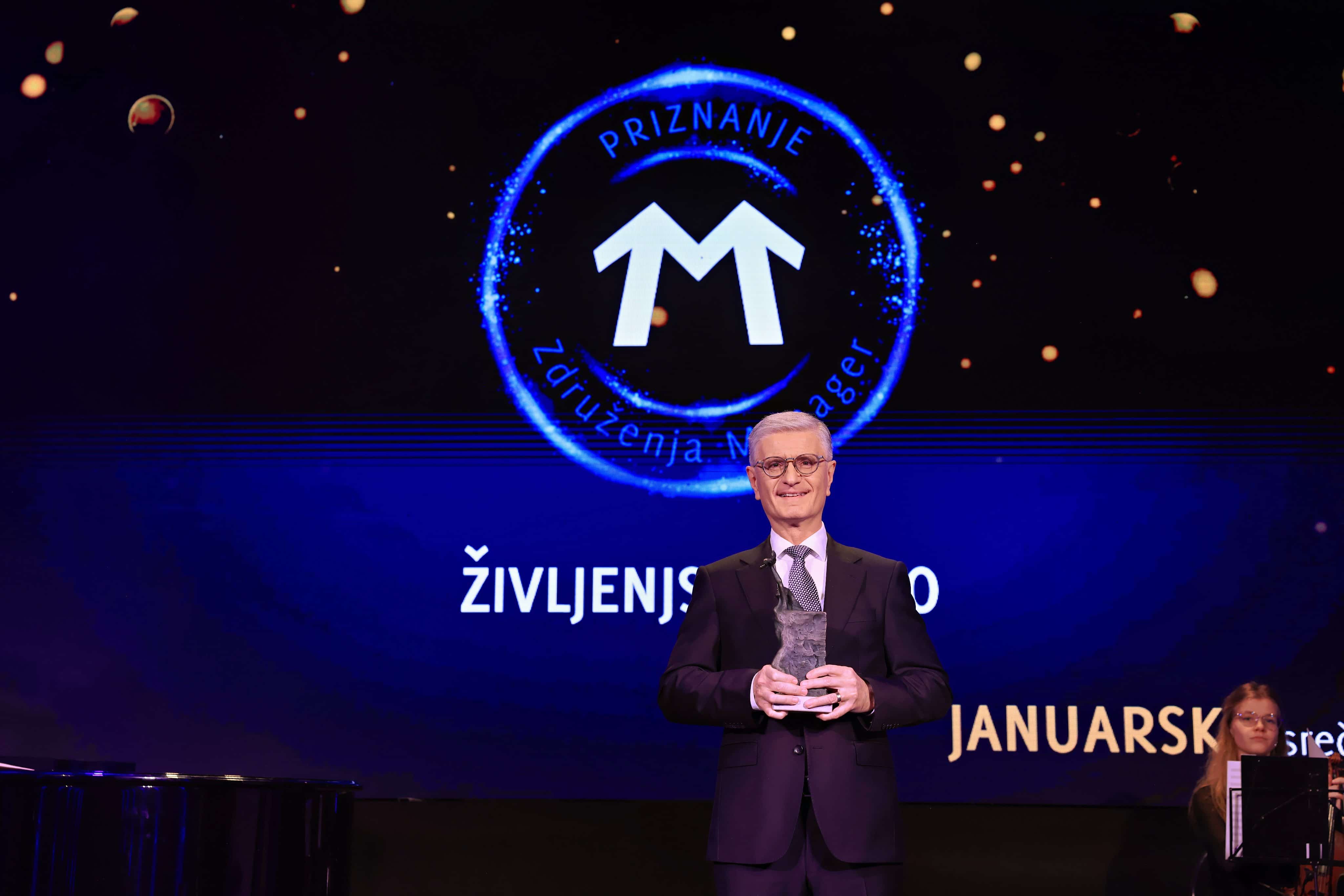 Priznanje Združenja Manager za življenjsko delo letos prejel Franjo Bobinac