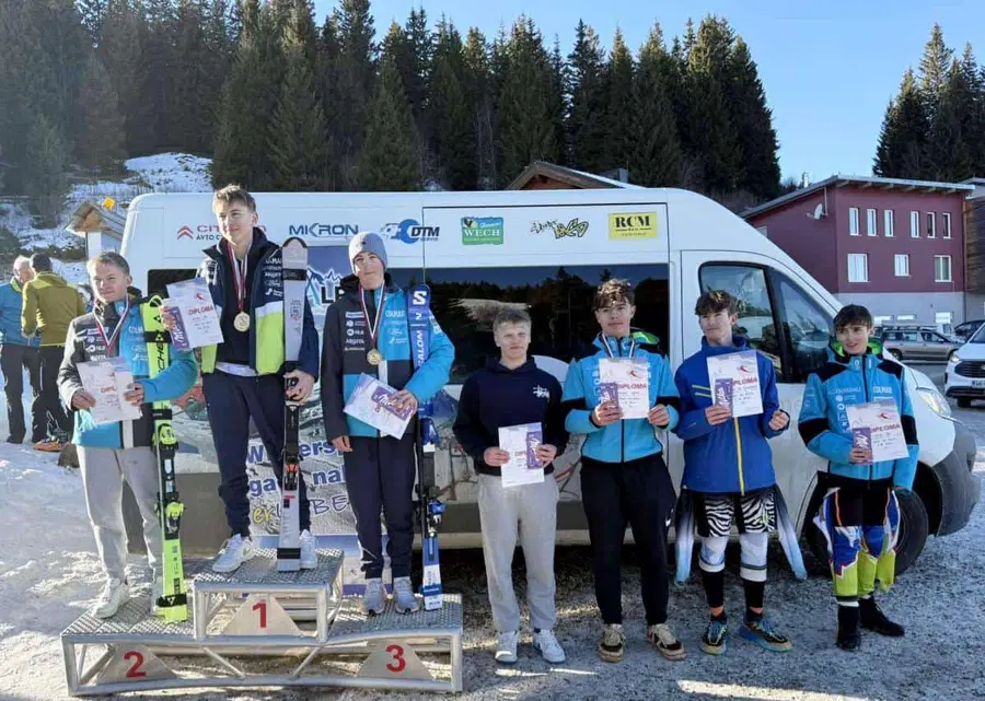 FOTO: Smučarke in smučarji ASK Fužinar nizali uspehe na Koralpah