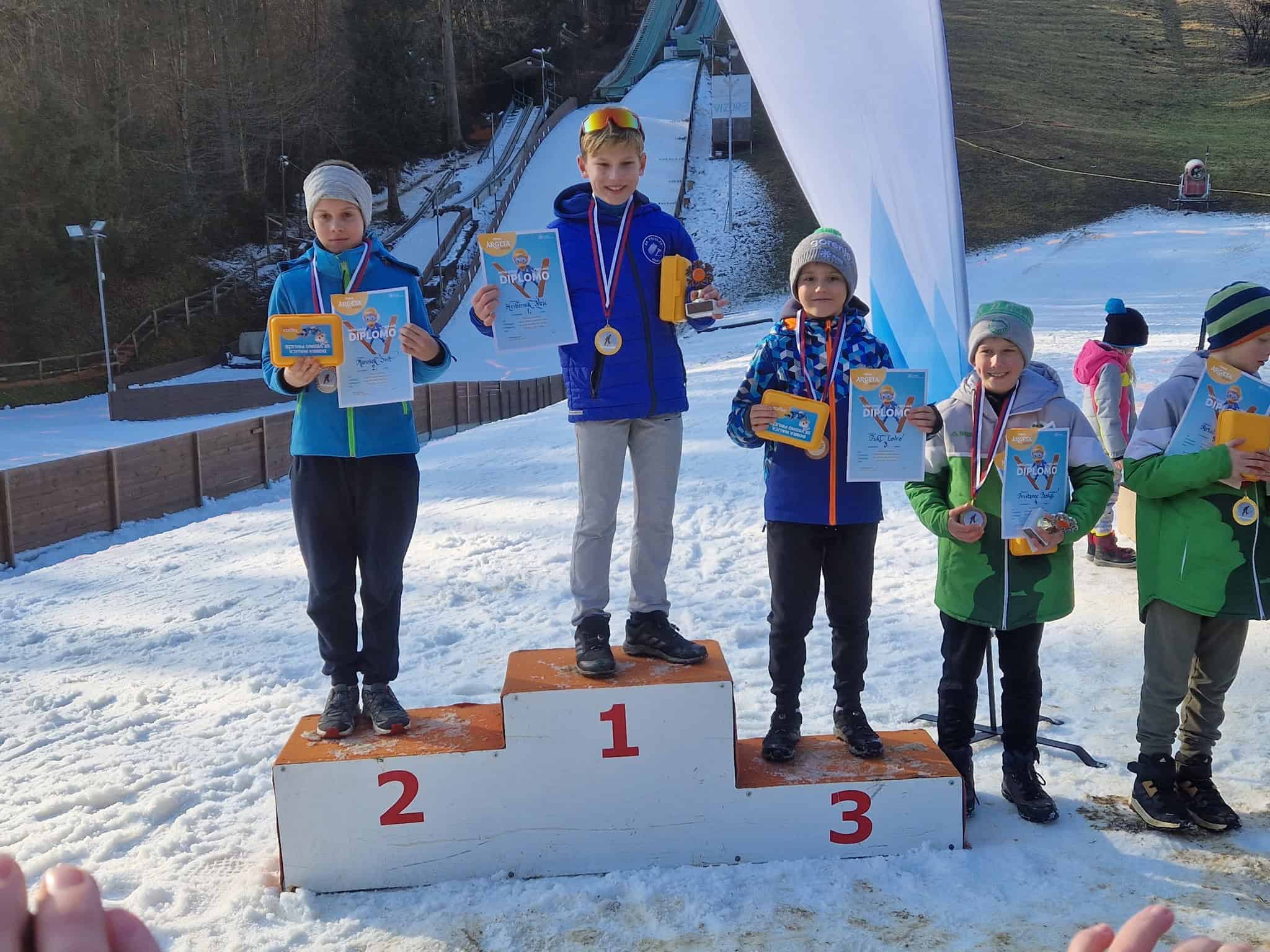 Na tekmah minulega vikenda odlični tudi tekmovalci Smučarsko skakalnega kluba Mislinja