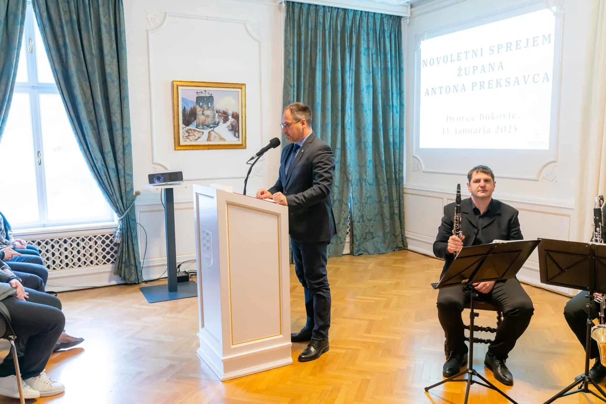 Novoletnem sprejemu župana Antona Preksavca: Zahvala vsem za njihovo trdo delo in prispevek k razvoju občine
