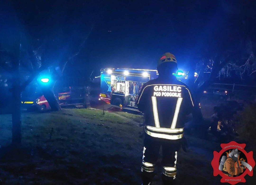 PGD Podgorje posredovalo na dimniškem požaru