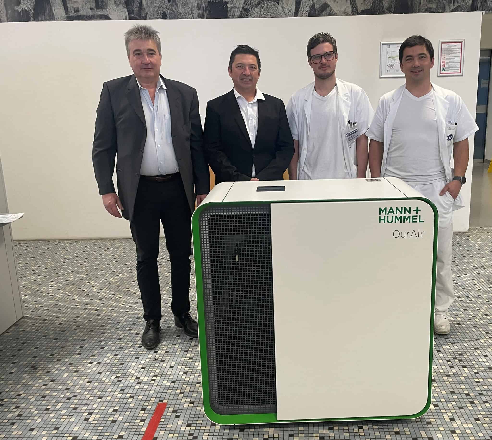 Podjetje Evento Therm d.o.o. SB Slovenj Gradec velikodušno doniralo dva purifikatorja zraka