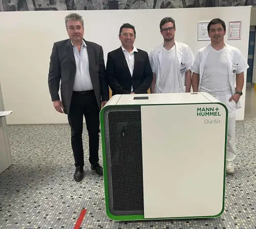 Podjetje Evento Therm d.o.o. SB Slovenj Gradec velikodušno doniralo dva purifikatorja zraka