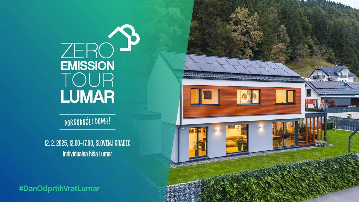 Lumar Zero Emission Tour: Na ogled individualna skoraj-nič energijska hiša Lumar