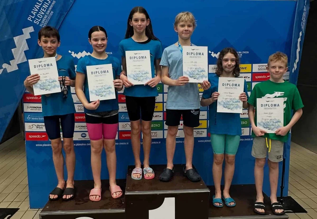 Uspešni nastopi mladih koroških plavalcev na zimskem državnem prvenstvu v Ljubljani