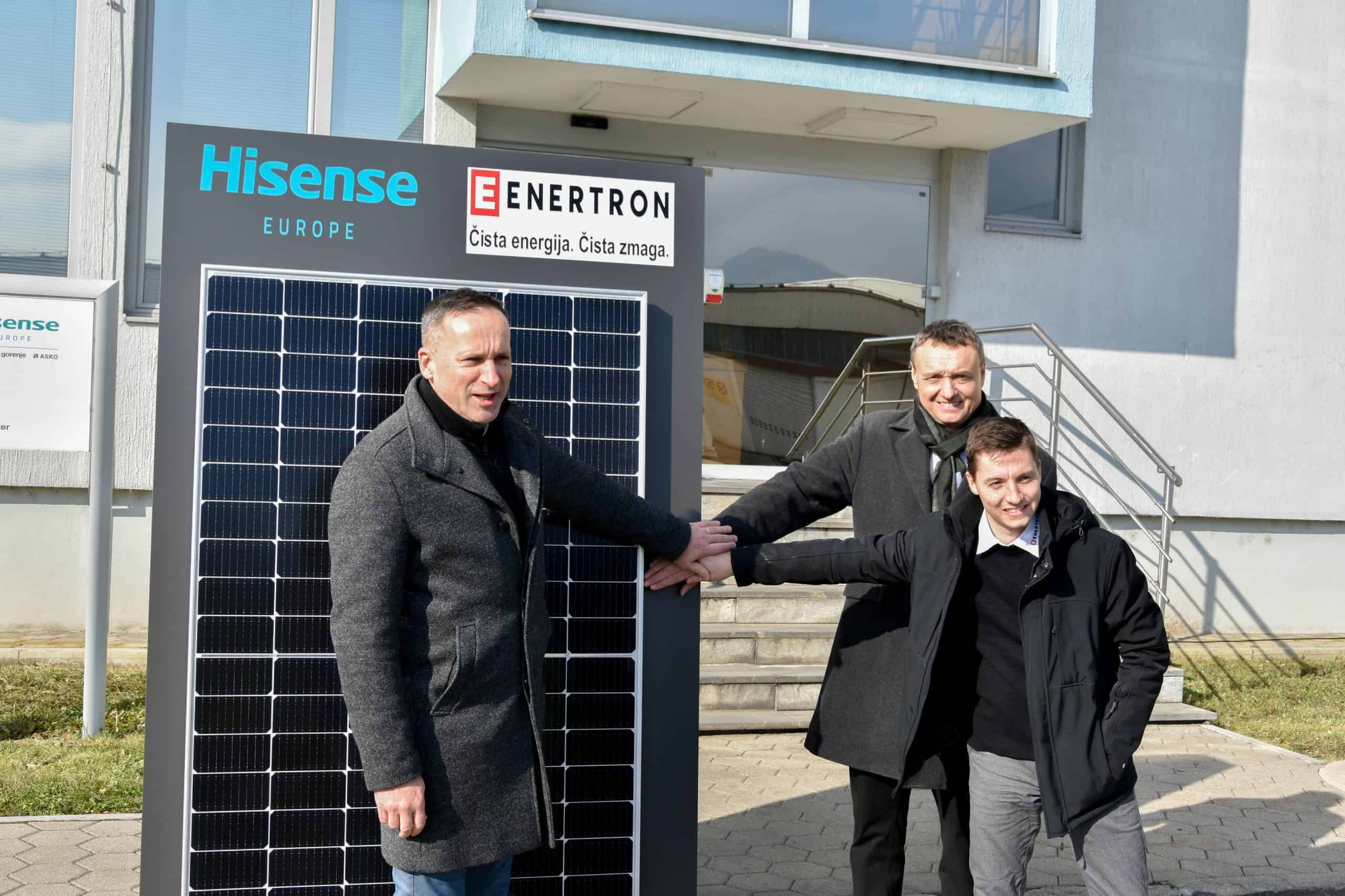 VIDEO: V industrijskem parku Hisense Europe v Velenju zagnali nove sončne elektrarne z močjo 4,4 MW