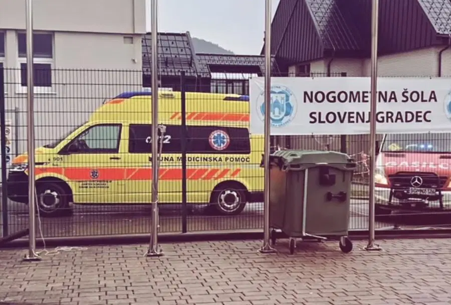 Na gradbišču v Slovenj Gradcu z višine padel delavec