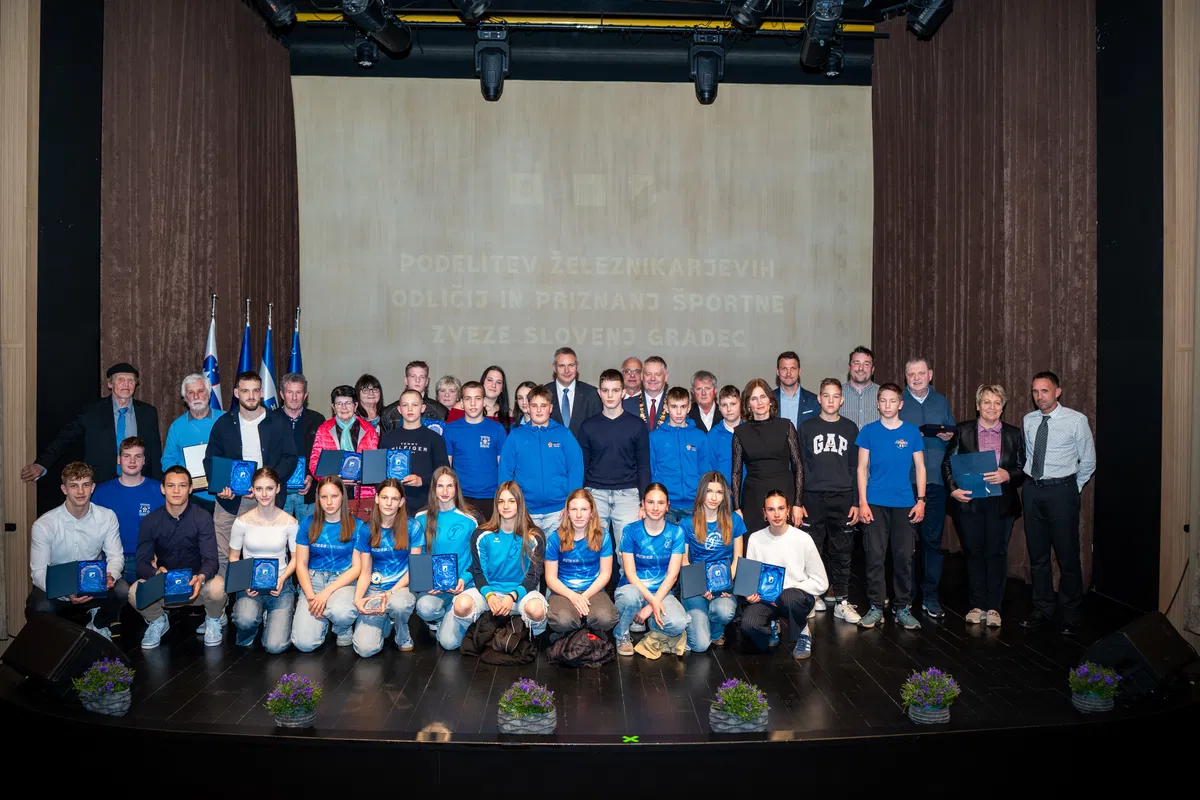 Večer v znamenju vrhunskih dosežkov: V Slovenj Gradcu slavnostno podelili najvišja priznanja s področja športa