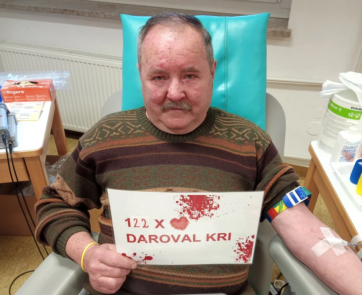 Mislinjčan 122-krat daroval kri