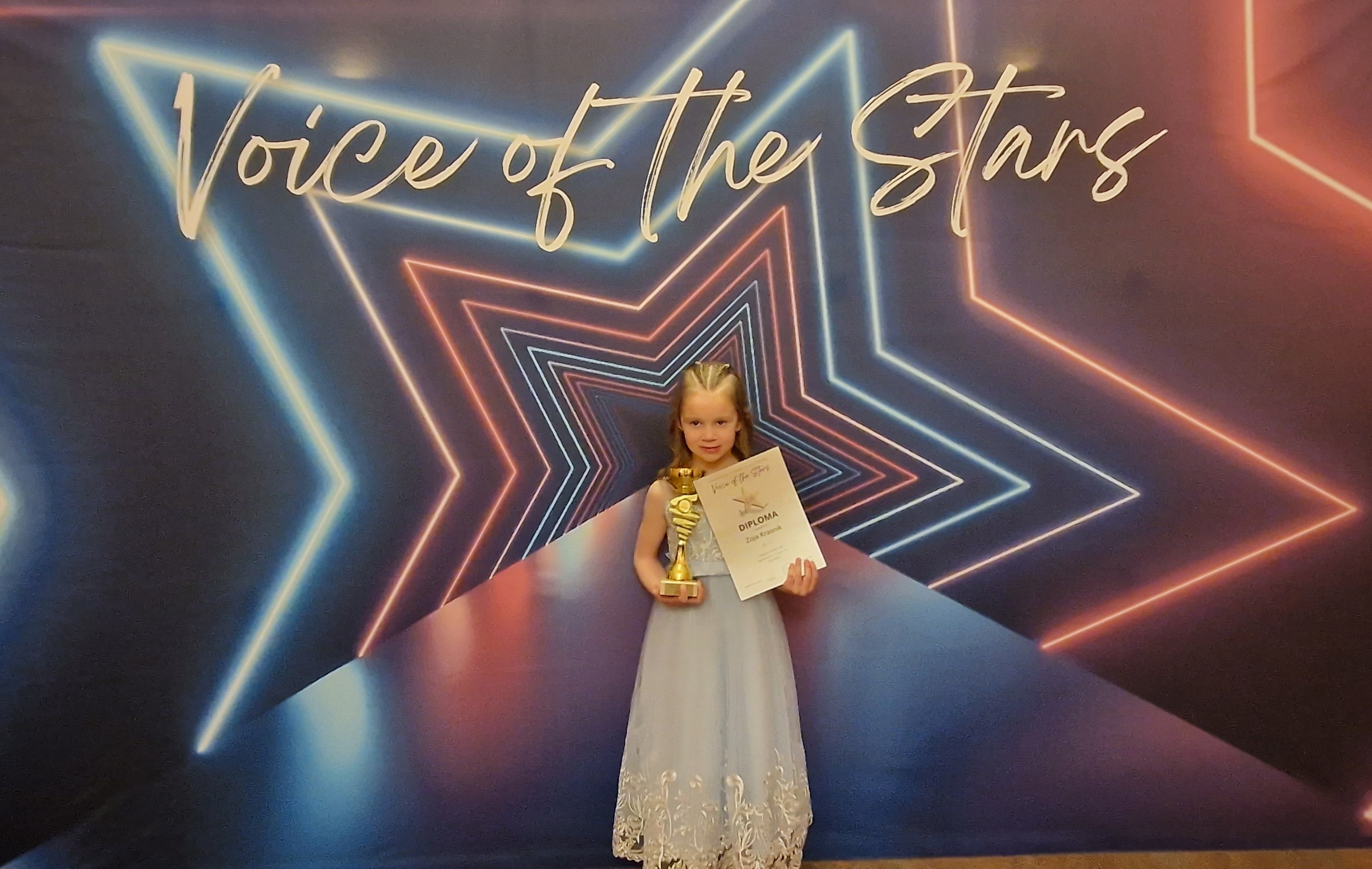 Zoja Krasnik blestela na Internacionalnem otroškem pevskem festivalu v Zagrebu