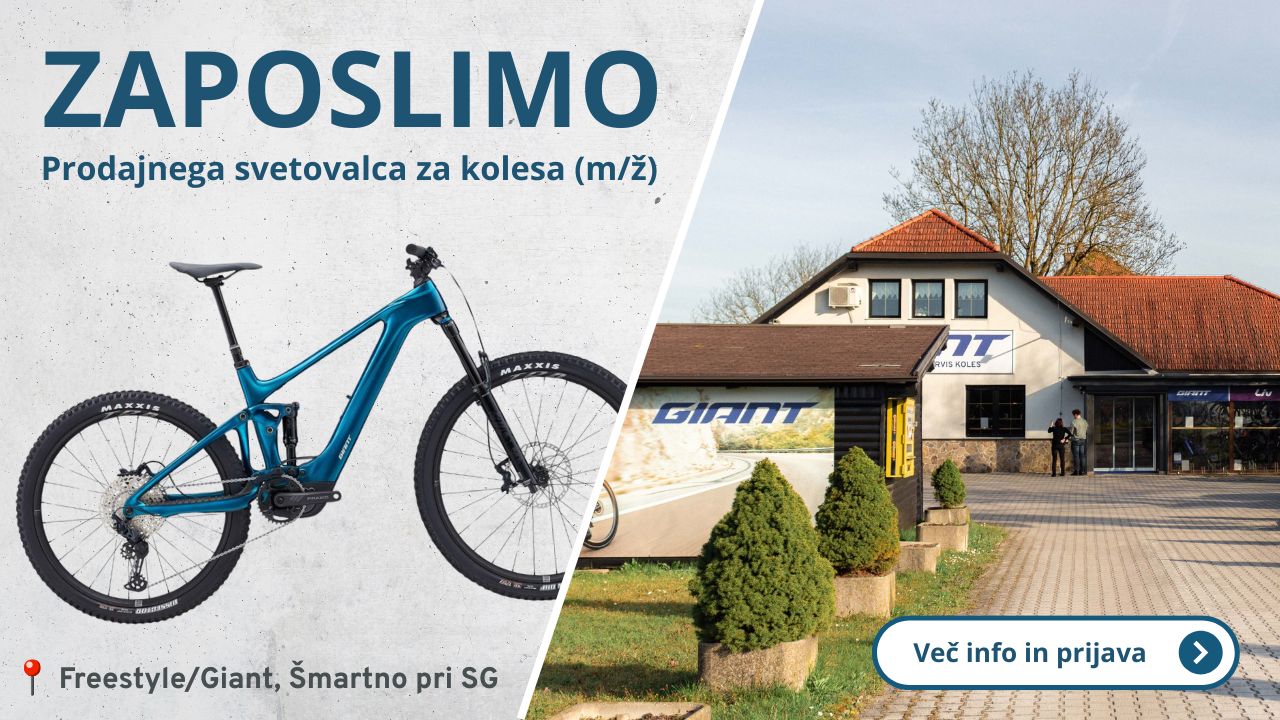 Pridružite se ekipi kolesarske trgovine Freestyle v Šmartnem v Slovenj Gradcu.