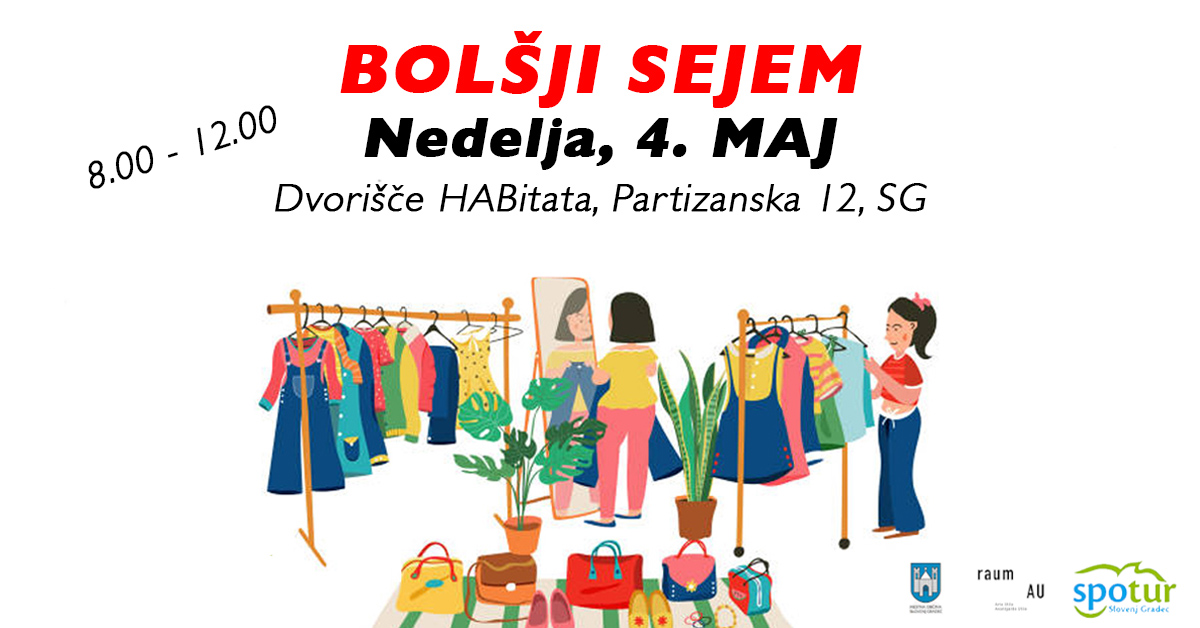 Bolšji sejem v Slovenj Gradcu: Pridružite se dogajanju tudi 4. maja